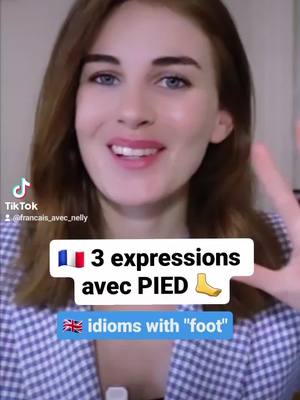 A post by @francais_avec_nelly on TikTok caption: des expressions françaises à connaître 🇨🇵🇨🇵 #frenchwords #languefrançaise #frenchteacher #frenchvocabulary #prononciationfrançaise #frenchlearning #aprendofrances #frenchpronounciation 