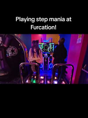 A post by @bunnybunaki on TikTok caption: miss Furcation so much! the arcade was so fun! #stepmania #arcade #furrytiktok #furryfandom #furcation2023 #furcation 