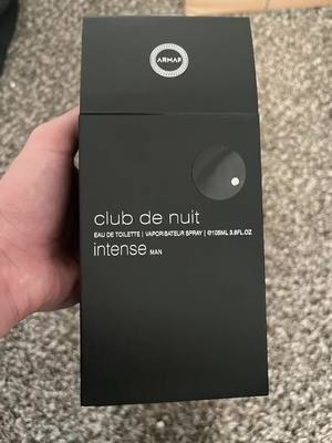 A post by @tiktoker.0369 on TikTok caption: Club de nuit intense men, smells good #hypeisreal clone of creed#giftfromTikTokShop 