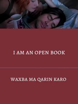 A post by @english_iyo_somali on TikTok caption: waxaan ahay qof aanan waxba qarin karin  I am an open book  #englishmovie #viral #fyp #somali_english 