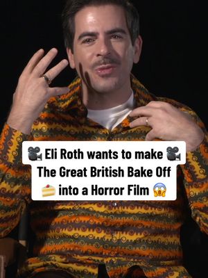 A post by @amberdoigthorne on TikTok caption: Eli Roth wants to make “The Great British Bake Off” into a Horror Film 🤣🍰🎥  . . #EliRoth #elirothhorror #elirothedit #elirothmovie #eliroththanksgiving #elirothedits #elirothhistoryofhorror  #thanksgivingmovie #thanksgivingmovies #thanksgivingfilm #thanksgivingfilms #horrormovie #horrormovies #slasher #slashermovie #slashermovies #slasherfilm #slasherfilms #horrorfilm #horrorfilms #fup #foryou #interview #celebrityinterview #celebrityinterviewmoment #celebrityinterviews #celebrityinterviewer #celebrityinterviewm #ambzdt #amberdoigthorne #amberinterviews #gbbo #greatbritishbakeoff #britishbakeoff #horrortok #filmtok #BookTok @Sony Pictures UK @Thanksgiving Movie #foryou #fyp #presenter #actor #ukactor #ukpresenter #indiefilm #indiefilmmakers #indiefilmmaker amber doig-thorne Winnie The Pooh: Blood and Honey horror film actor actress presenter celebrity interview #amberdoigthorne #ambzdt