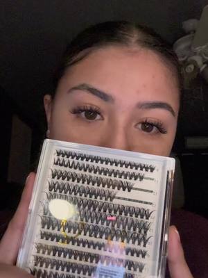 A post by @gigi_03 on TikTok caption: B&Q lash kit 😍 using 30D.  #lashextensions #lashathome #fyp #athome #grwm #makeup  @bqlashes 