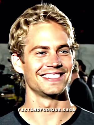 A post by @fastandfurious.saga on TikTok caption: missing his smile today and always #fastandfurious #paulwalker #brianoconner #buster #tunanocrust #oconner #toretto #fastfamily #raceinparadise #brothers 