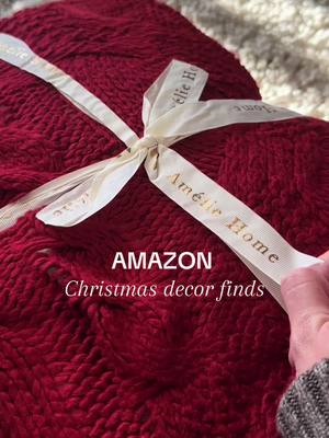 A post by @alaniestelle on TikTok caption: The perfect gifts for christmas this year 🫶🏻 links in my bio! @ameliehomeofficial #ameliehomeblanket #chunkyknitblankets #stockings #christmasstockings #tiktokmademebuythis #christmasgift #giftforher #giftforhim #giftformom #giftforgirlfriend #amazon #amazonchristmasfinds