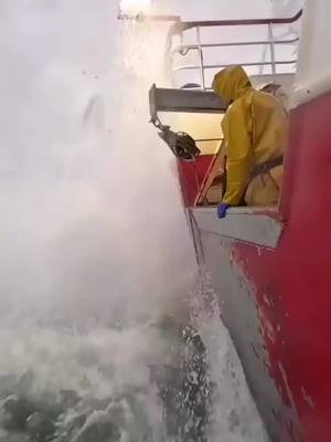 A post by @erikngo93 on TikTok caption: 🌊 Braving the Storm 🌊 | Witness the incredible moment as a man stands fearlessly in front of a massive ship, battling fierce waves! #NatureVsMan  #OceanPower  #ThrillingMoments  #AdventureSeeker #NatureVsMan #OceanPower #ThrillingMoments #AdventureSeeker #FearlessExplorer #MightyWaves #ShipAndStorm #ExtremeNature #TikTokAdventure #EpicStandoff