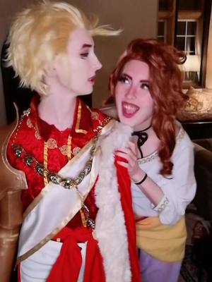 A post by @elicchii on TikTok caption: Gotta make him look bad in front of the countess @°˖ ✧ Ami ✧˖ ° #portia #thearcana #thearcanacosplay #portiadevorak #lucio #luciothearcana #thearcanalucio 