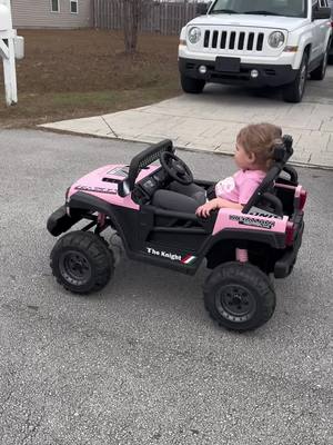 A post by @ollietheminigoldenboy on TikTok caption: Birthday girl has a new ride! 💖