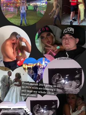 A post by @caitlinburginnew17 on TikTok caption: Best year of my life love my husband and baby ❤️🌎 #foryoupage #foryou #fyp