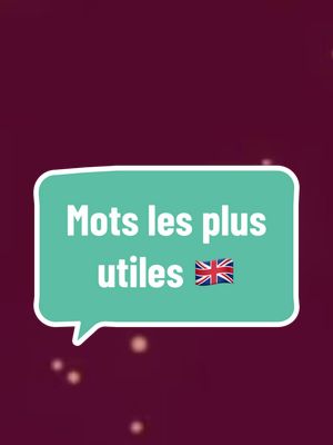 A post by @1min.de.voc on TikTok caption: Voilà 10 mots super utiles qui t’aideront à bien parler anglais 💬🇬🇧#anglaisfacile #apprendrelanglais #quizanglais #anglaisvsfrancais #profdanglais #apprendssurtiktok 