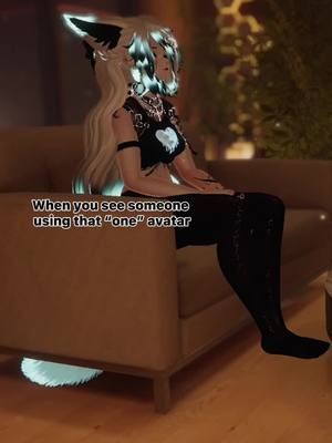 A post by @rayraygoesmeow on TikTok caption: Why do avatars leave a mark  #vrchat #vrchatcommunity #vent #iknowyou 