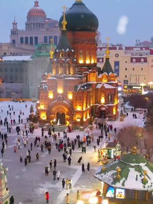 A post by @beautiful7710 on TikTok caption: St. Sophia Cathedral #Harbin #ziyue 