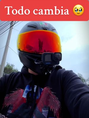 A post by @angelsbiker on TikTok caption: Todo cambia 🥹 #Biker #Humorbiker #Italika #250z #GoPro #Mexico #CDMX #AGV #Moto #Motociclista #AngelsBiker #MotoSport #MotoLife #MotoVlog #MotorBike #Biker #BikerLife #Rider #Rebelde #fyp #Parati #Viral #Humor 