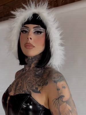 A post by @silenceoftheglam on TikTok caption: #fyp #christmas #fyp #mua #girlswithtattoos 