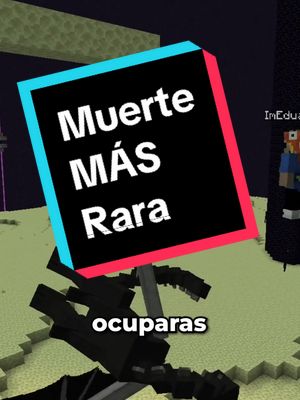 A post by @imeduardoag on TikTok caption: Es esta la muerte MAS rara de Minecraft?#Minecraft #vídeosdeminecraft #mcyt #tiktokgaming #videojuegos #imeduardoag 