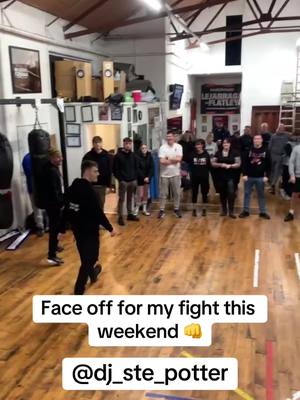 A post by @dj_ste_potter on TikTok caption: Face off for my fight this weekend December 2023 👊 #dj #boxing