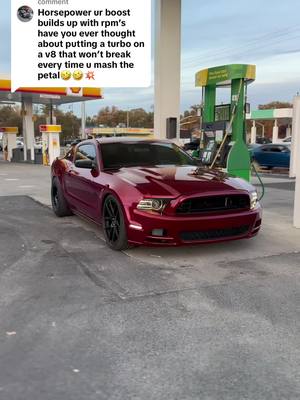 A post by @boostedcyot on TikTok caption: Replying to @maxtomberlin incoming all bmw owners 😂💀… #fyp #mustanggt #cyot5oh #mustang #ford #coyoteswap #coyotemustang #bmwowners #f80 #e90 #g80 #bmwowners