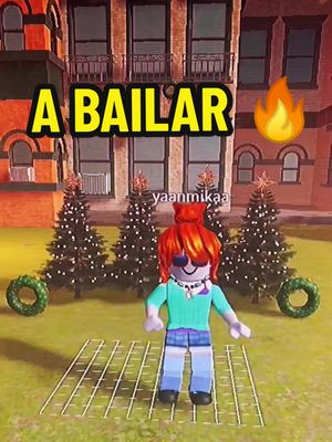 A post by @yaanmikaa on TikTok caption: Estoy bailando 🎶 😂. Comentad parte 2 🖤. #roblox #robloxstory #robloxdance #yaanmikaa #fornite #juegos 