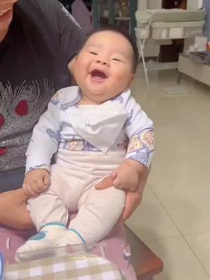 A post by @user2991380867816 on TikTok caption: Did laughter cure you?😄😄😄#baby #cutebaby #cute #babylove #babycute #fyp #foryoupage #adorablebaby #babytiktok 