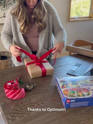 A post by @jenniferhenrynovich on TikTok caption: Optimum’s Holiday deals are here! Take advantage of a 2-year price lock + free equipment and installation. (Terms apply) #OptimumPartner #HolidayDeal #Ad #holidaygifts