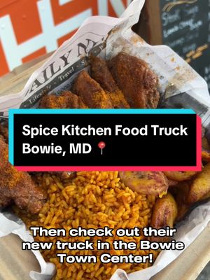 A post by @dasseats on TikTok caption: Im so hype to see them expanding like this!! They also have full locations in Mixt Food Hall & inside RHouse (bmore) for a pop up! But this is for the PG folks 🙌🏽 #spicekitchengrilldc #dmvsuya #pgcounty #jollofrice