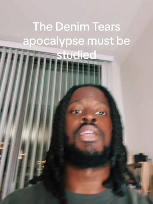 A post by @_whois44 on TikTok caption: Denim tears apocalypse must be studied 