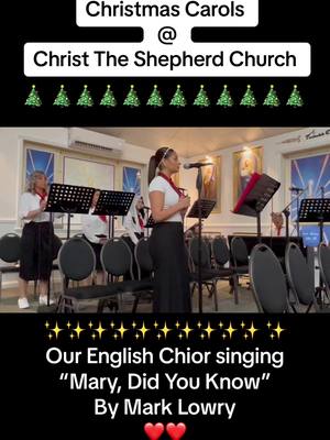 A post by @truthwilltriumph on TikTok caption: Our English Chiro singing Christmas Carols tonight @ChristTheGoodShepherdChurch  God bless our church 🙏😇❤️ #christthegoodshepherdchurch #bishop #marmariemmanuel #marmari 