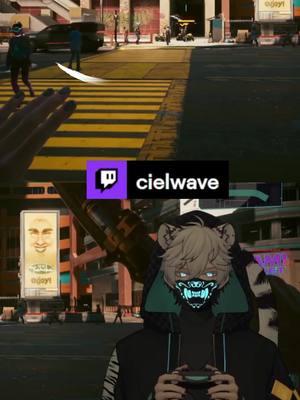 A post by @cielwave on TikTok caption: WE DO NOT MISS THESE #vtuber #envtuber #vtuberclips #envtuberclips #envtubermeme #envtubermemes #english #na #usa #us #foryoupage #fypシ #fyp #fypage #cyberpunk #cyberpunk2077 