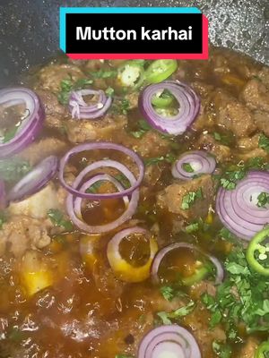 A post by @haidersf00drecipe on TikTok caption: (Mutton karhai) #pakistanifood #fyp #viral #urdu #islam #pakistanmuslim #pakistani_tik_tok #handi 