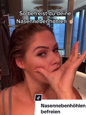 A post by @healthyandwow on TikTok caption: 🤧Hast du unseren Tipp schon ausprobiert? #healthyandwow #nasennebenhöhlen #erkältung #lifehacks #healthylifestyle #tcm 