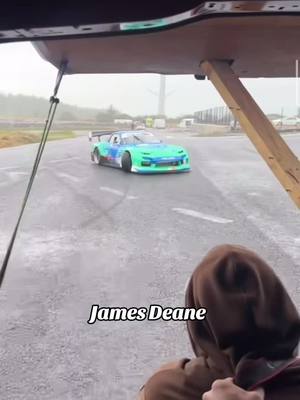 A post by @irishdriftingkings1 on TikTok caption: James Deane having a quick lap around 360 motorsports track 🤌🏽 #fyp #drift #drifting #drifttok #rx7 #4rotor #jamesdrift #jamesdeane @James Deane @360 Motorsports Park 