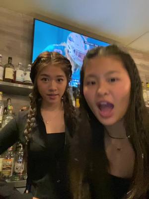 A post by @yingnotming on TikTok caption: kenzie and i were bored #workisboring 