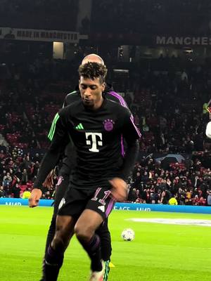 A post by @cristronaldoo77 on TikTok caption: #kingsleycoman #manchesterunited #bayernmunich #bayern #championsleague #ucl #uefa #oldtrafford #coman 