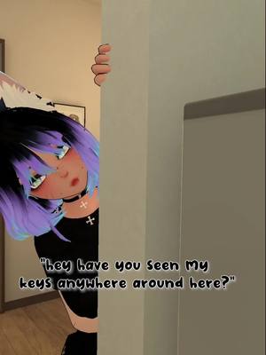 A post by @mythicyosh_vrc on TikTok caption: It is indeed hot to the touch xD || ALSO!! If anyone would like to collab and make some vids shoot me a msg! I need friends T_T (also im to shy to msg first)  . . . #vrchatcommunity #vrchat #vrchatfunny #funny #meme #vrchatmemes #vrc #mythicyosh #relatable #virtualreality #vrchatmoments #honeybun