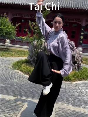 A post by @sunchkkqqs8 on TikTok caption: Tai Chi #taichi #taichinh #hot #chinesekongfu #foryou #girlpower #moveeveryday