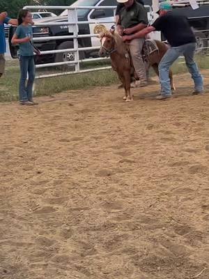 A post by @littlecop4900 on TikTok caption: Rodeo!    I made this horse my……….  #fyp #bronc #rodeo #special #horsesoftiktok 