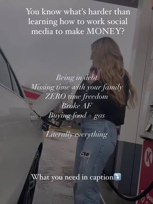 A post by @beautyisfearless on TikTok caption: You know what's harder than learning how to sacrifice a little time to learn how to make money online? The reality many of us face every day ⤵️ Being broke. Leaving your kids in daycare because you have no choice. Watching your paycheck dissolve with bills, gas, and groceries. It's a cycle that's all too familiar, yet rarely spoken about. 💔 While the internet is bustling with tutorials on making money online, what’s often overlooked is the WHY behind it.  Why we strive to learn, adapt, and grow. It’s not just for wealth; it’s for freedom, for time with our loved ones, for peace of mind. 🕊️ It's about breaking free from the financial burdens that keep us from truly living. It's about not having to choose between filling up your gas tank and buying groceries. It's about spending afternoons with your kids instead of waving goodbye to them every morning. 🚗💔 This is more than just making money online; it's about changing lives. It’s for all the strong women out there – especially you, middle-aged warriors, veterans transitioning to civilian life, and dedicated moms. You're not alone in this journey. 🤝 If you're tired of the endless cycle and ready to take a step towards financial independence, let’s talk. Drop a '💪' in the comments or DM me. Together, we’ll explore how to turn your online business aspirations into a liberating reality. #BreakingTheCycle #FinancialFreedom #OnlineBusiness #Empowerment #Mompreneurs #LifeChange #MakeMoneyOnline #NewBeginnings