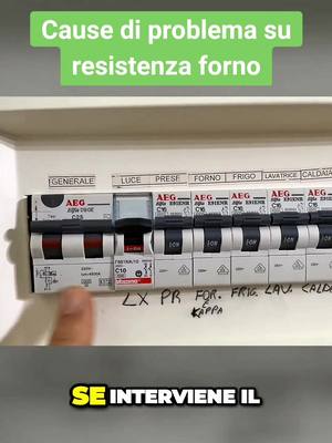 A post by @mondoelettricofai on TikTok caption: Causa dei problemi su resistenza forno casa #giveme5withspark5 #tecnologia #protection #viral #reels #photooftheday #scuola #howto #ask #scuola #lezione #youtuber #faidate #gift #follwoer #like #rele 