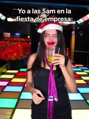 A post by @selenemal on TikTok caption: #posada #fiesta #cenadeempresa