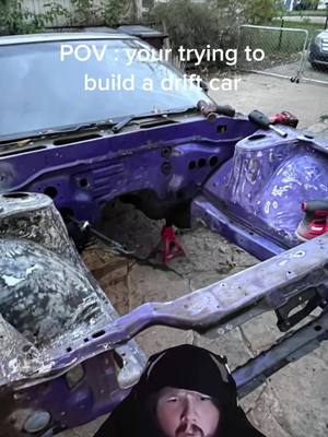 A post by @nostyle_ken on TikTok caption: bUiLdInG a RaCeCaR iS fUn #MemeCut #Meme #drift #s13 