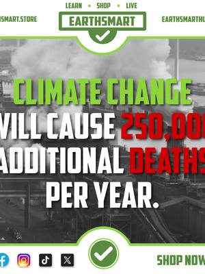 A post by @earthsmart.store on TikTok caption: LETS MAKE 2024 THE START OF OUR EARTHSMART LIFE. We must ACT now and make the lifestyle changes for a better EARTH FUTURE. #climatechange #climateaction #climatecrisis #CLIMATE #globalwarming #emmissions #Sustainability #sustainablefashion #sustainableliving #ecofriendly #ecofriendlyproducts #ecofriendlyliving