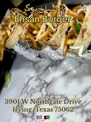 A post by @ehsan.burger on TikTok caption: #afghanistan🇦🇫 #burger #usa🇺🇸 #ehsanburger 