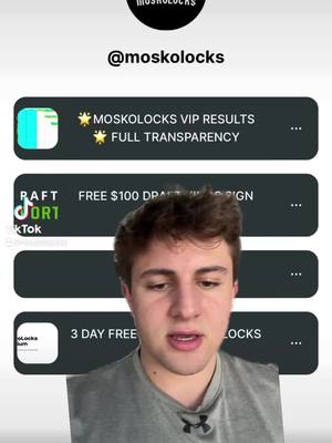 A post by @moskolockz on TikTok caption: Link in bio #NBA #fanduelpicks #prizepicks #discord #prizepicksnba #freeplay #prizepickstoday 