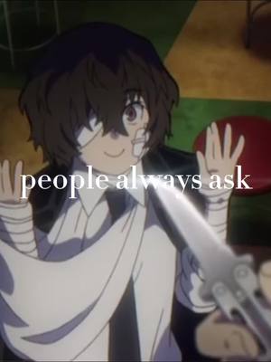 A post by @.xiaohuh on TikTok caption: dazai world domination, when. #osamudazai#bungostraydogs#dazaipm#portmafiadazai#dazaisurpremacy#dazaibsd#bsd#dazaisolos#dazaiisbetterthanyou#dazaiworlddomination#nolongerhuman