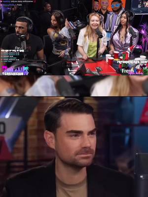 A post by @check_18q on TikTok caption: Ben Shapiro Reacts To FreshNFit #freshnfit #freshnfitpodcast #fyp 