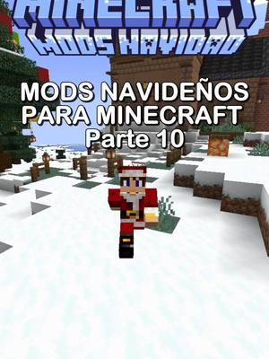 A post by @adeabel_ on TikTok caption: Mods de navidad para Minecraft #Minecraft #mods #gaming #fyp