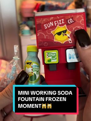 A post by @minitoys.42 on TikTok caption: Let’s turn this working Miniverse Make It Mini Appliance mini soda fountain into a frozen moment🙀 @Miniverse #Miniverse #MiniverseMakeitMiniAppliances #MiniverseAppliances #MakeItMiniAppliances #MiniverseSodaFountain #Minicooking #fyp #foryou #foryoupage #christmas #christmaspresent #miniversefrozenmoment #miniversemakeitmini #miniatures #dollhouseminiatures #MiniAppliances #MiniToys #Minis #MiniThings #Miniverseappliance 