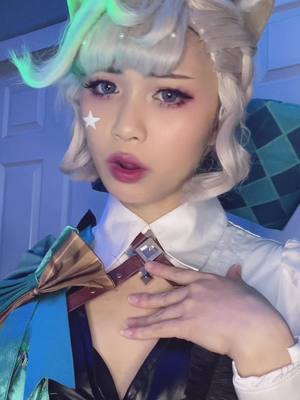 A post by @dia.nthus on TikTok caption: #lynette #lynettecosplay #lyney #lyneyandlynette 