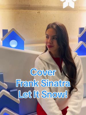 A post by @fannygray_ on TikTok caption: ❄️ Let It Snow ! Let It Snow ! Let It Snow ! ☃️ Frank Sinatra 🤍  #noel #fy #pourtoi #letitsnow #cover #chanson #france 