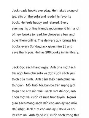 A post by @easyenglishstories on TikTok caption: #english #tiếnganh #reading #study #language #vocabulary 