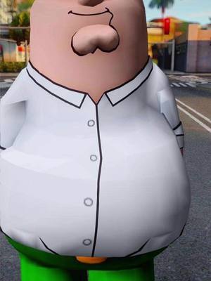 A post by @quagmires_vater134 on TikTok caption: Peter Griffin in GTA version 